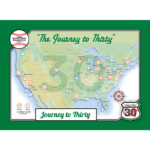 Journey to 30 Completion Day MLB BallPark Pass-Port Card