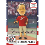 MLB Pass-Port custom card Chase N Parks bobblehead